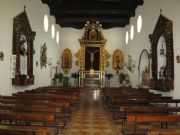 Interior de la Iglesia de Santa Catalina. Arenas, Málaga